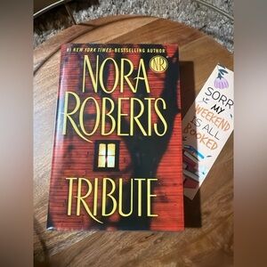Nora Roberts- Tribute/Highnoon/Angels Fall Hardcover 3 Book Bundle 🕷️
